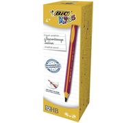 BIC Kids Crayons débutants 12 pièces rose Instruments d'écriture École Apprentissage