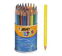 BIC Crayons de couleur Evolution Triangle – Pot scolaire 48 crayons assortis G