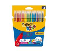 Etui 12 Feutres pointe moyenne Bic Kids Couleur G