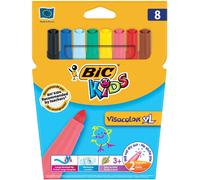 BIC KIDS Feutre de coloriage Visacolor étui carton 8 pièces