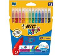 Etui 12 Feutres pointe moyenne Bic Kids Couleur G