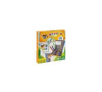 BIC Kids Mallette de Coloriage - 24 Crayons de Couleurs/24 Feutres/16 Craies et 36 Stickers à Colorier