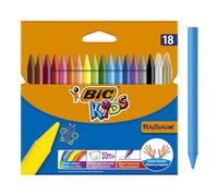 BIC Craies de coloriage Plastidecor – 18 craies G
