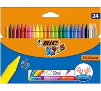 BIC Kids – Craies de coloriage – Plastidecor – Couleurs assorties