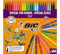 BIC Feutres KIDS Visa - Pack classe de 144 pièces