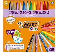 BIC Feutres Class Pack 96 KIDS VISACOLOR XL Pte large bloquée