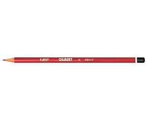 BIC Lot de 12 Crayon graphite tête trempée corps rond mine HB CONTE GILBERT 33