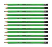 Bic Lot De 12 Crayons Papier Graphite Hexagonal Criterium 550 Mine 6b