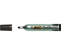 BIC 8418301 Marqueur permanent à pointe biseautée - Noir 12