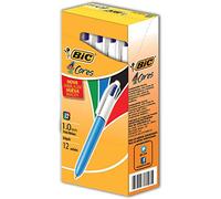 BIC® - Stylo-bille 4 Couleurs® Original Medium x12