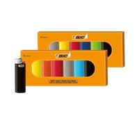 BIC - Lot de 16 Maxi Briquets à Pierre Assortis