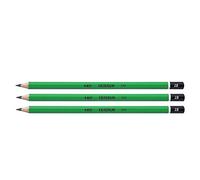 BIC 13133 Critérium Crayon Graphite 550 2B Bois Hexagonal Tête Trempée Baguée Excellente Taillabilité Couleurs Assorties