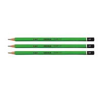 BIC Ecriture Criterium 550 Crayons à Papier - Mine Grasse Et Résistante - Couleur Grise, 6B