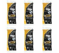 Bic Lot de 3 paquets de 10 rasoirs jetables en métal pour homme