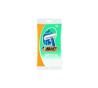 BIC Lot de 3 Pochettes de 12 Rasoirs MEDICAL 1 lame + peigne