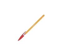 Bic Lot De 3 Stylos À Bille Orange Héxagonal Pte Fine Rouge