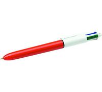 BIC Lot de 3 Stylos bille 4 couleurs classiques pointe fine