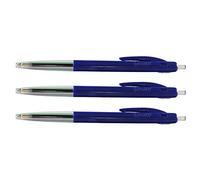 BIC M10 Original Stylo bille rétractable - pointe moyenne 1 mm - Bleu