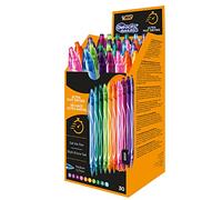 BIC Stylos à bille Lot de 30 900 x 600 mm Multicolore