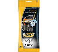 BIC Lot de 5 Pochettes de 4 Rasoirs FLEX 4 (4 lames ) + Bande lubrifiante