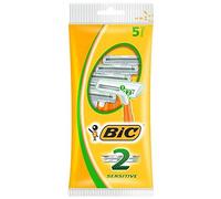 BIC Rasoirs jetables 2 Sensitive – Pack de 5