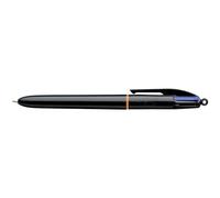 Bic Stylo À Bille Rétractable 4 Couleurs Pro Noir