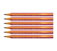 Bic Lot De 6 Crayons Graphite Kids Beginner Evolution Mine Hb Ø 4mm Rose