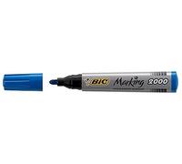 Bic Lot de 6 Marqueurs permanent Marking 2000 Pointe Ogive Bleu