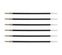 BIC Lot de 6 Recharges pour Stylo bille 4 COLOURS Fine Pointe Fine 0,8 mm Bleue