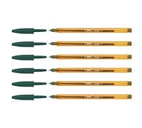 BIC 27601 Stylo-bille Cristal écriture fine 0,4 mm, Vert - 1 unité