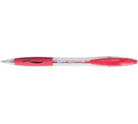 BIC 13002 Stylo-bille Atlantis écriture moyenne 0,5 mm encre douce bille rétractable corps cristal clip grip préhension