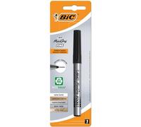 BIC Marking Fine ECOlutions Marqueur Permanent à Pointe Conique Fine - Noir, Blister de 1