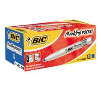 BIC Marking Fine ECOlutions Marqueur permanent pointe ogive fine - Bleu