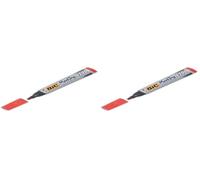 BIC MARQUEUR 2300 ROUGE MARQUEUR PERMANENT (Lot de 2)