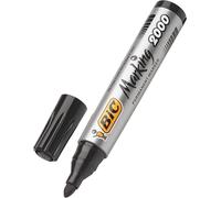 Marqueur permanent - BIC - Pointe ogive - Noir - Indélébile - Encre à base d'alcool