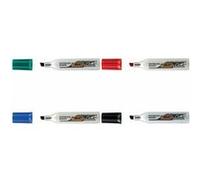 BIC Velleda 1781 Feutres pour Tableau Blanc Effaçables à Sec Pointe Biseautée Large 3 - 4,6 mm - Marqueur rouge