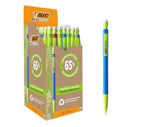 BIC Matic ECOlutions Porte-Mines Labellisé NF Environnement - 0,7 mm HB, Couleurs Du Corps Assorties, Boîte de 50