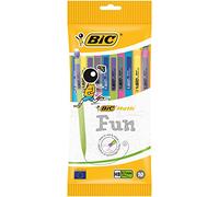 BIC Matic Fun Porte-Mines 0,7 mm HB - Couleurs Assorties, Pochette de 10