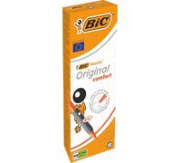 BIC Matic Original Comfort, Porte-mines avec mine HB résistante à la pression 0,7 mm, couleurs de corps assorties (bleu, orange, jaune et gris), lot de 12