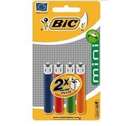 Bic Mini J25, Neutre, Assorties, sous Blister, Pack de 1 (1 x 4 pièces)
