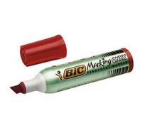 BIC 11404 Marqueur Onyx Marker 1481 Pointe Biseautée Tracé 4-7mm Indélébile Tous Supports Corps Métal Assorties