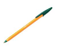 BIC Orange Original Stylos-Bille Pointe Fine (0,8 mm) - Vert, Boîte de 20