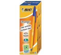 Bic orange stylo à bille original fin bleu box -20u-