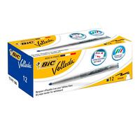 Bic Pack 12 Velleda Tableau Blanc 1741 Pointe Moyenne