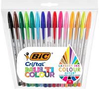 Bic Pack 15 Crystal Pen Multicolore Multicolore One Size