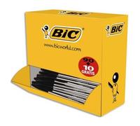 Bic, Stylo bille, Stylo à bille jetable Cristal 0,4mm blue cap model document proof 100 pcs./pack. (Transparent, 0.32 mm, 1)