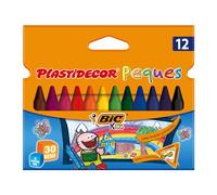 Bic Plastidecor Paques Trousse de 12 Crayons de couleurs