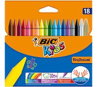 BIC Plastidecor – Trousse de 18 crayons de couleurs