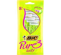 BIC Rasoirs jetables Pure Lady pour femme – Pochette de 8