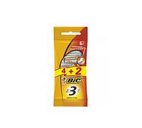 BIC Rasoir jetable 3 4+2 piêces action sensitive